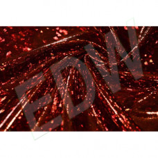 Hologramos lamé -fekete alapon piros - 3490 Ft/m