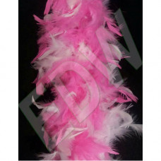 Toll boa (180 cm) -rózsaszín-fehér